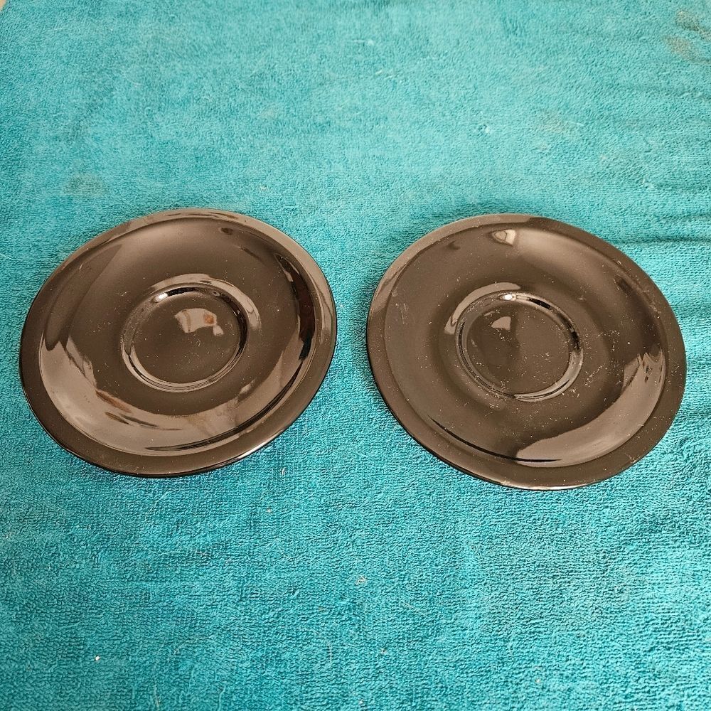 Starbucks saucers 2 pcs black